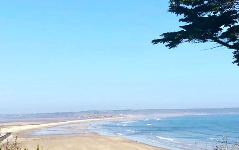 Beach Shot Blue Sky