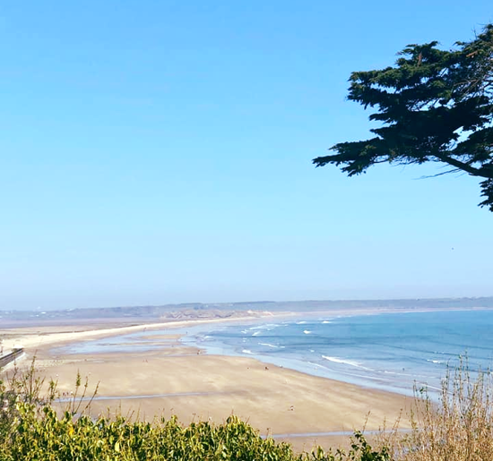 Beach Shot Blue Sky
